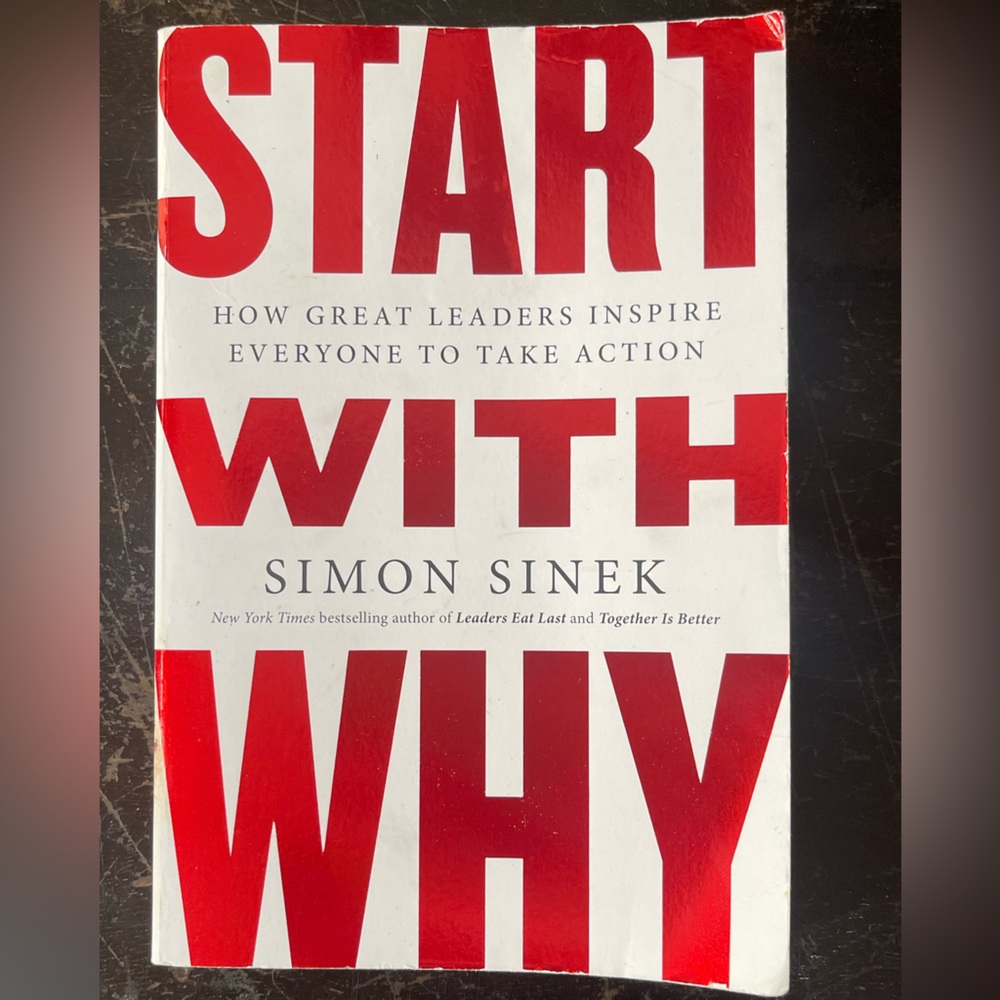 Simon Sinek motivational book